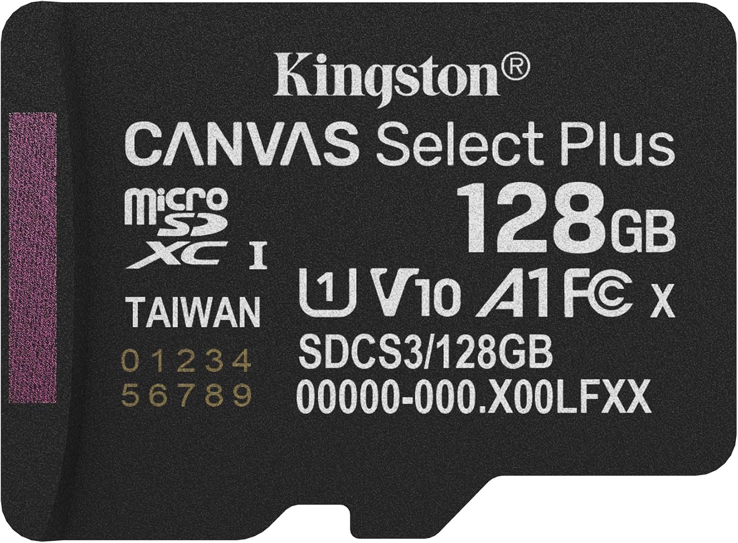 Kingston Canvas Select Plus Scheda di memoria microSD 128GB micSDXC Gen3 150R A1 Adattatore SD non incluso - SDCS3/128GBSP